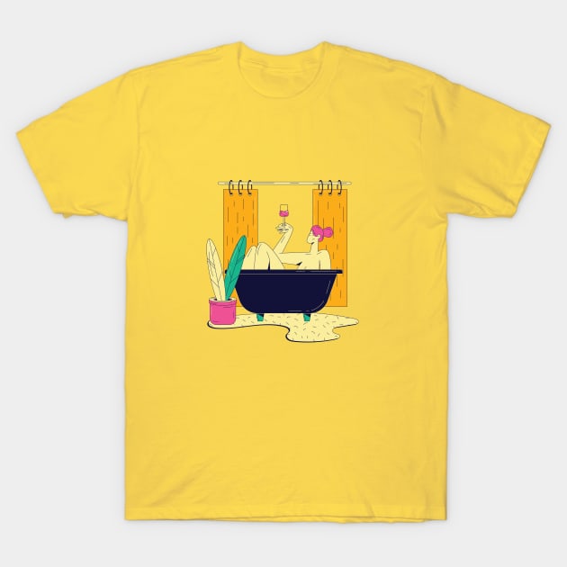 Self Care Day T-Shirt by The Noc Design